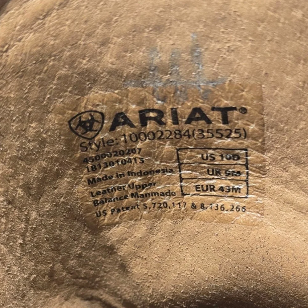 Ariat Heritage Roper Western Boots  Size‎ 10D